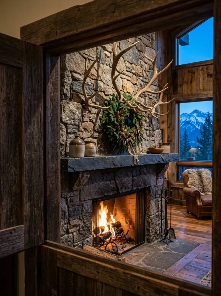 Antler Mantel Accents