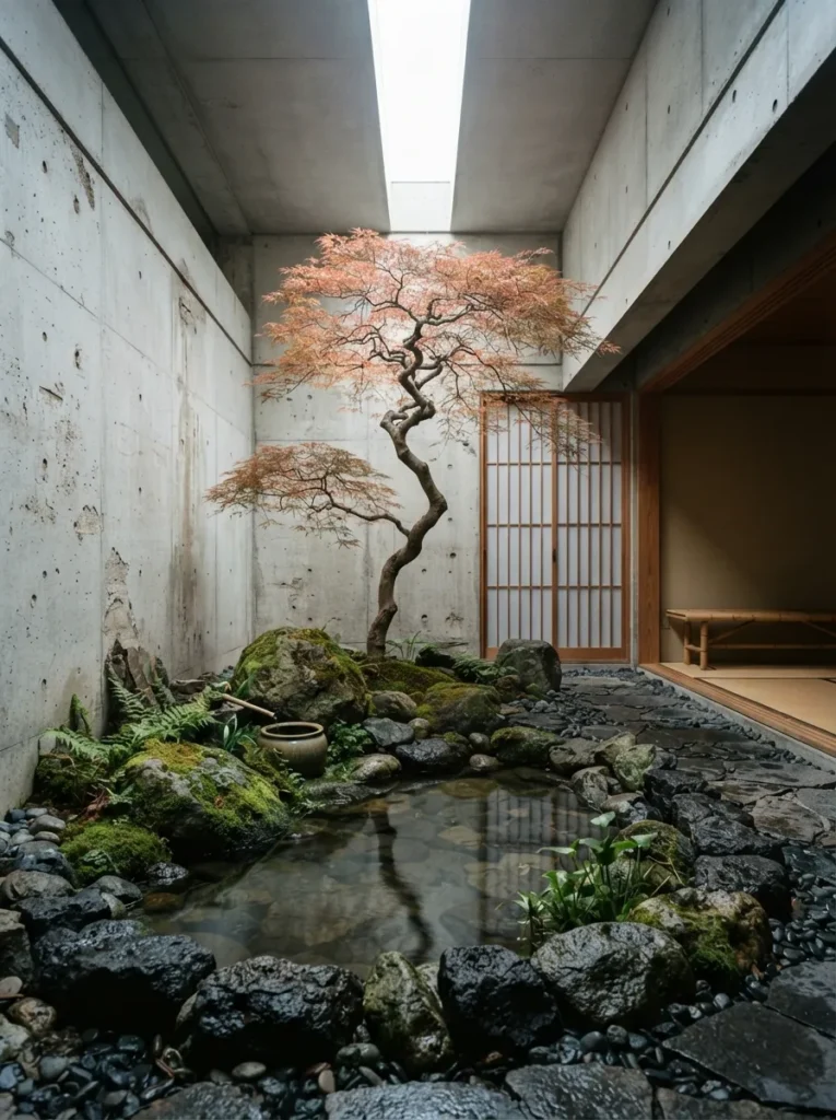Basalt Stone Courtyard