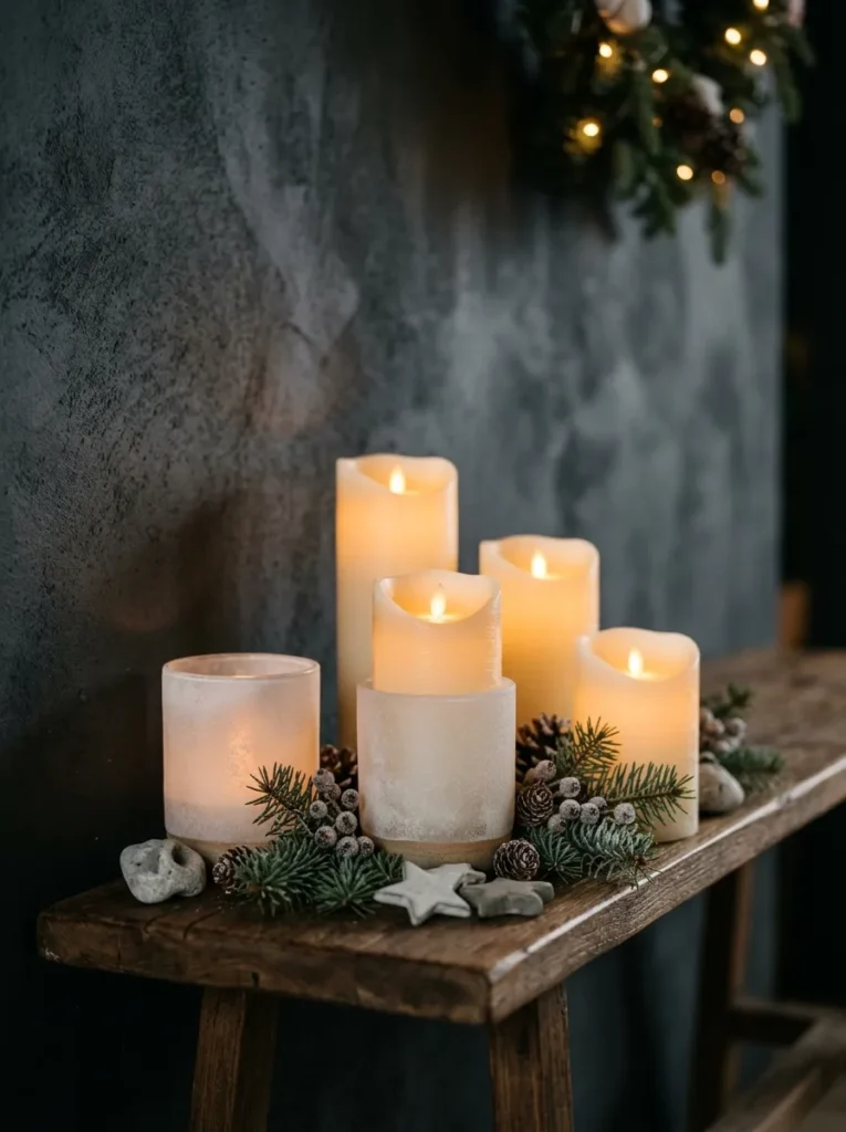 Battery Candle Centerpiece