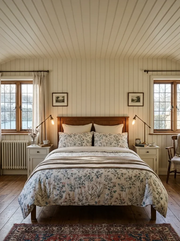 Beadboard Paneling Accent