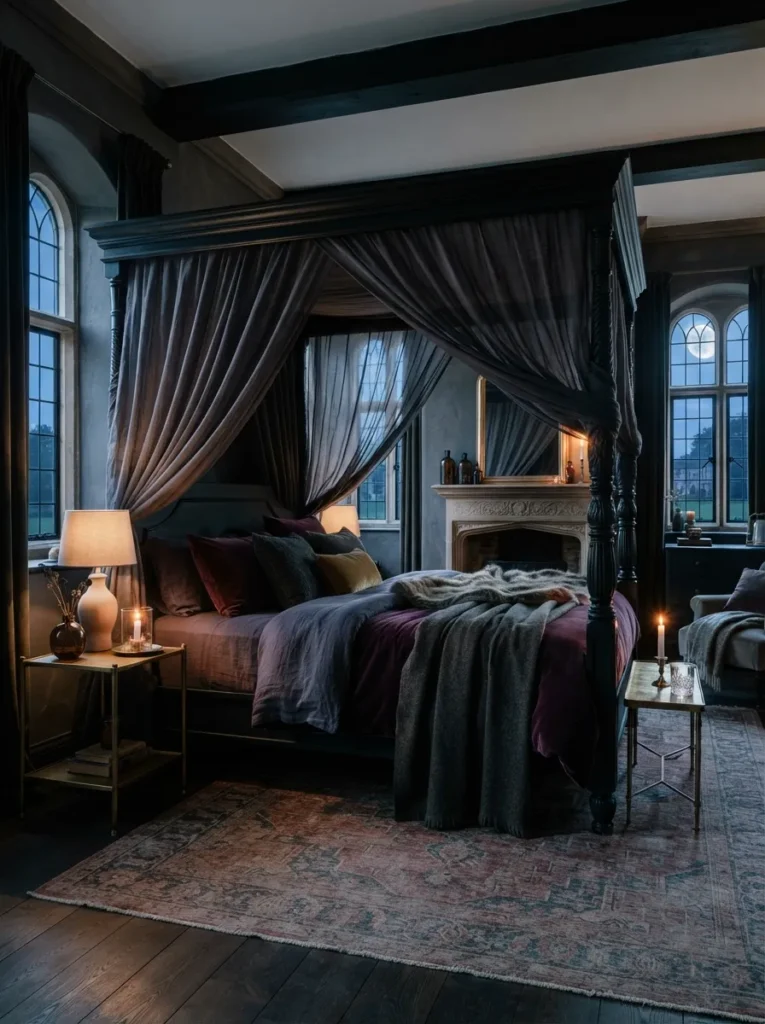 Billowing Canopy Bed