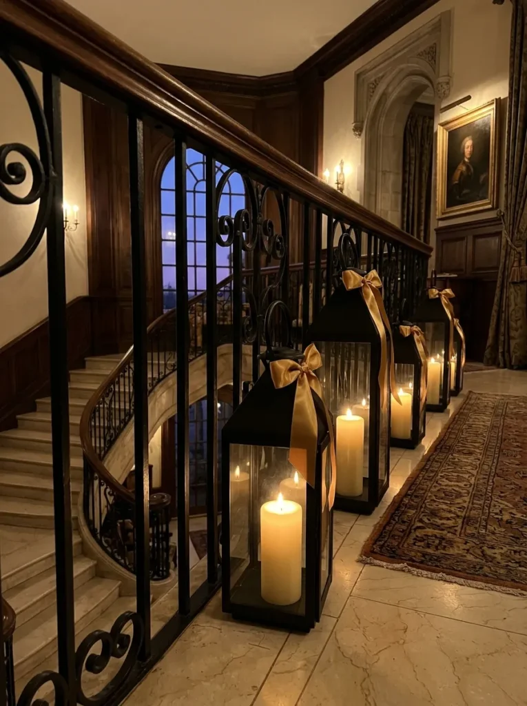 Black Candle Lanterns