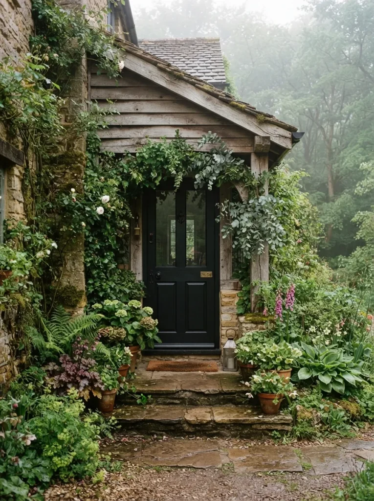 Black Door Greenery