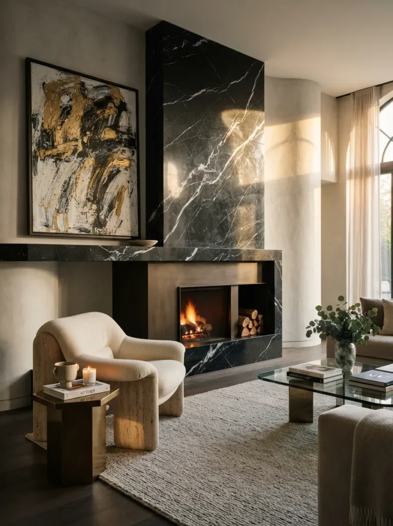 Black Marble Veining