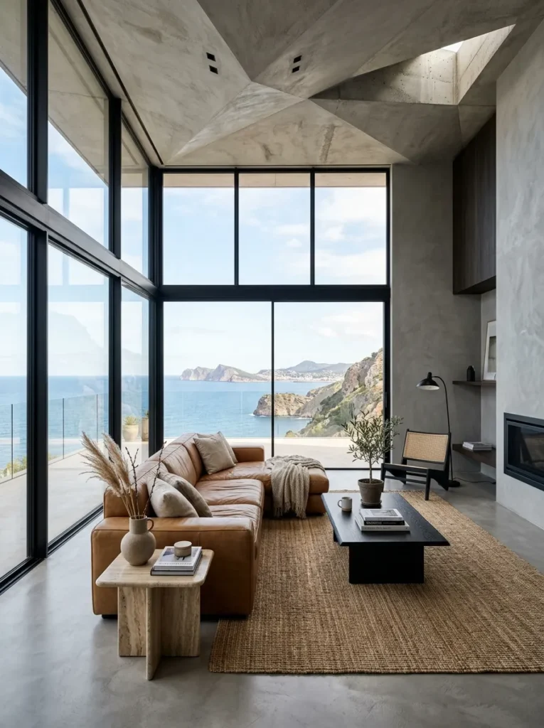 Black-Trim Window Frames