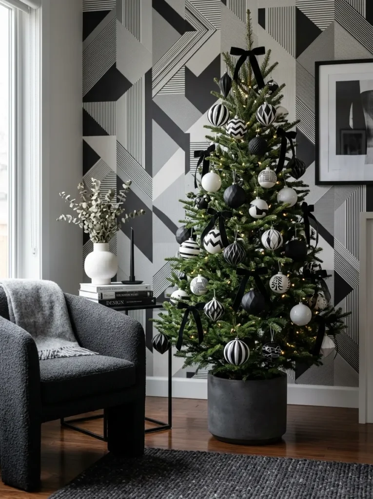 Black and White Ornaments