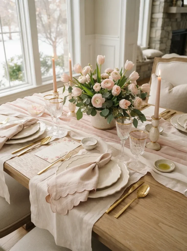 Blush Ivory Linens