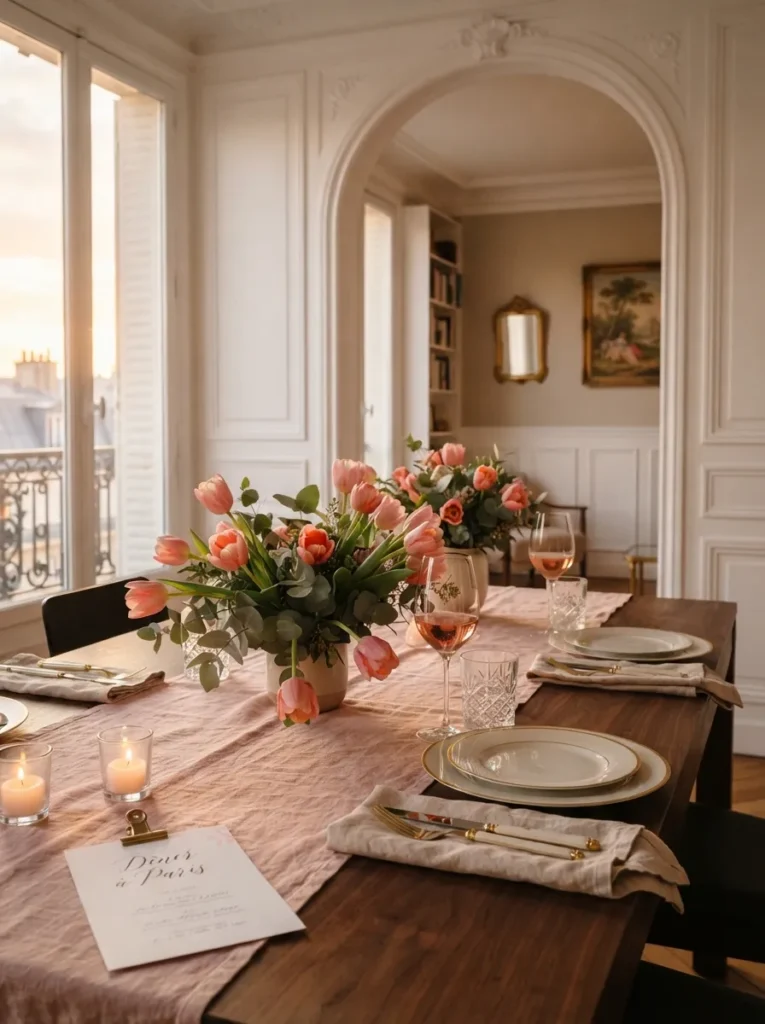 Blush Runner Setting