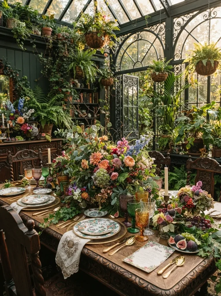 Botanical Maximalism Style