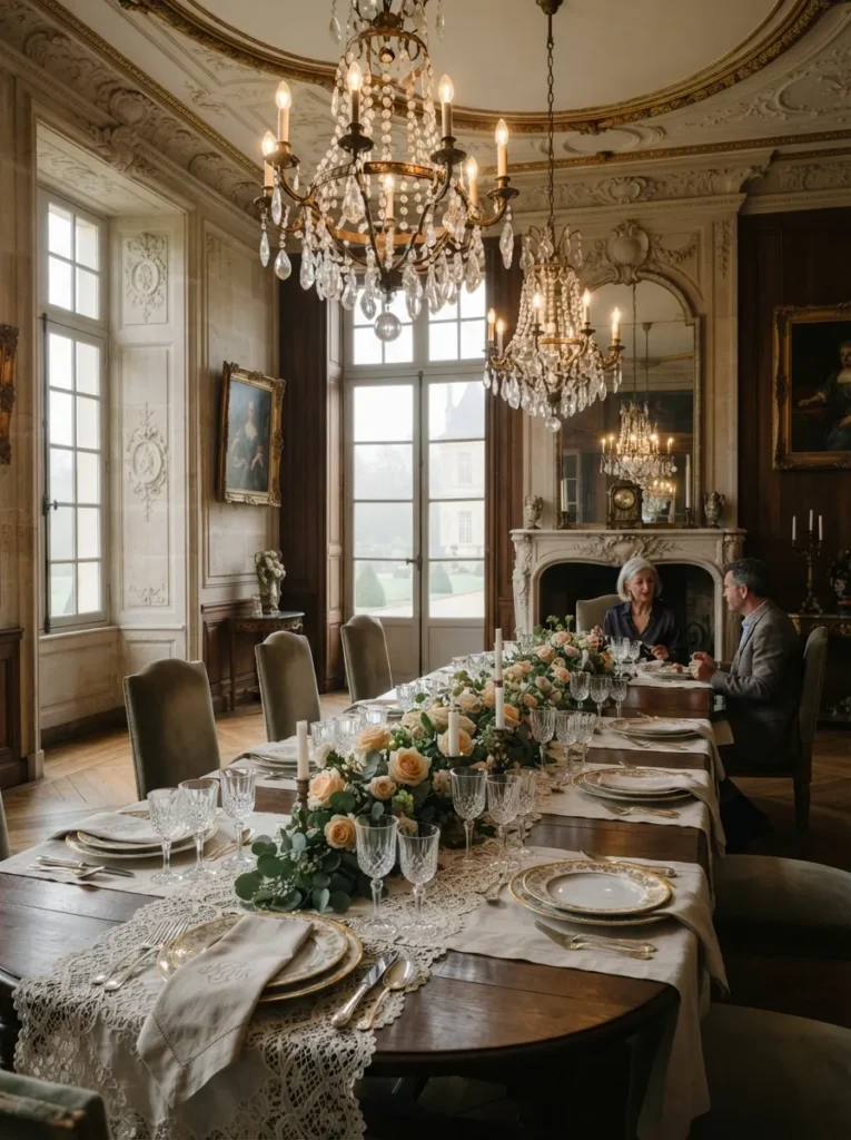 Brass Chandelier Pairing