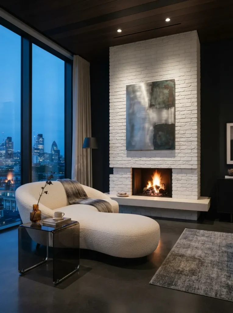 Charcoal Wall Contrast
