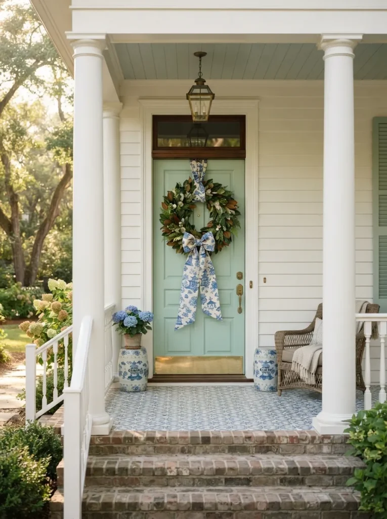 Chinoiserie Wreath Sash