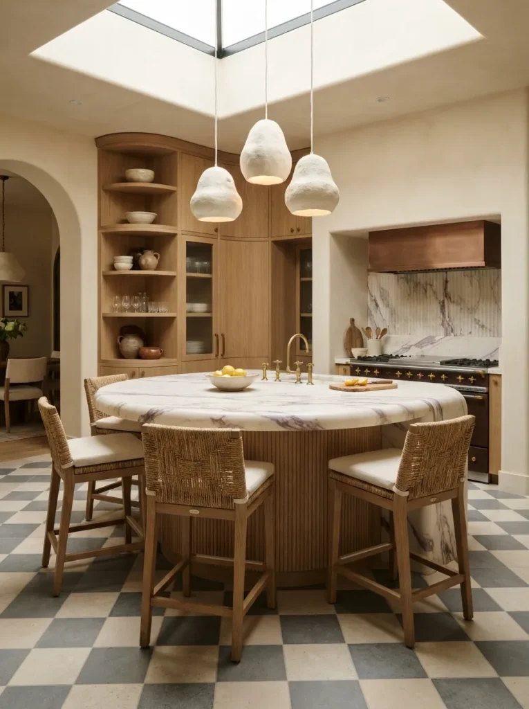 Circular Kitchen Island