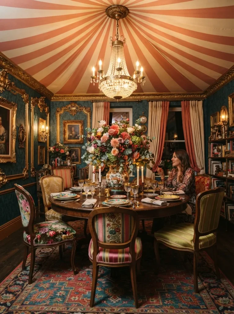 Circus Stripe Ceiling