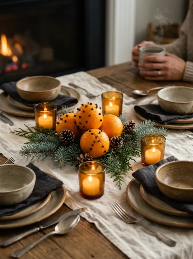 Citrus Clove Centerpiece