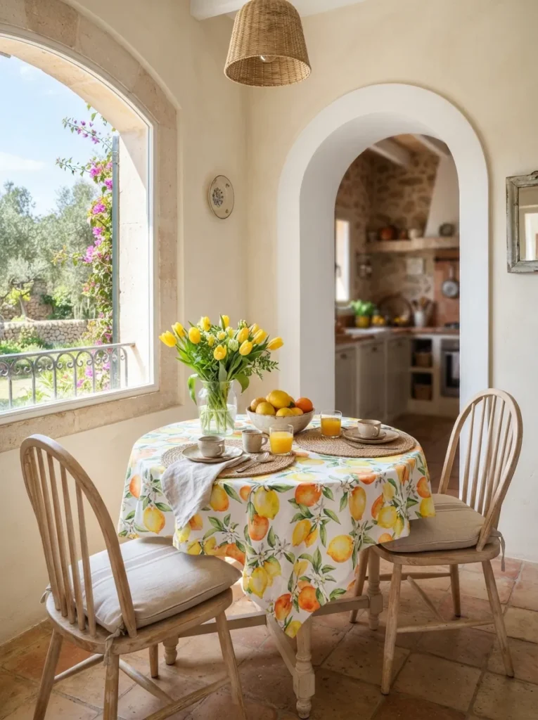 Citrus Print Table