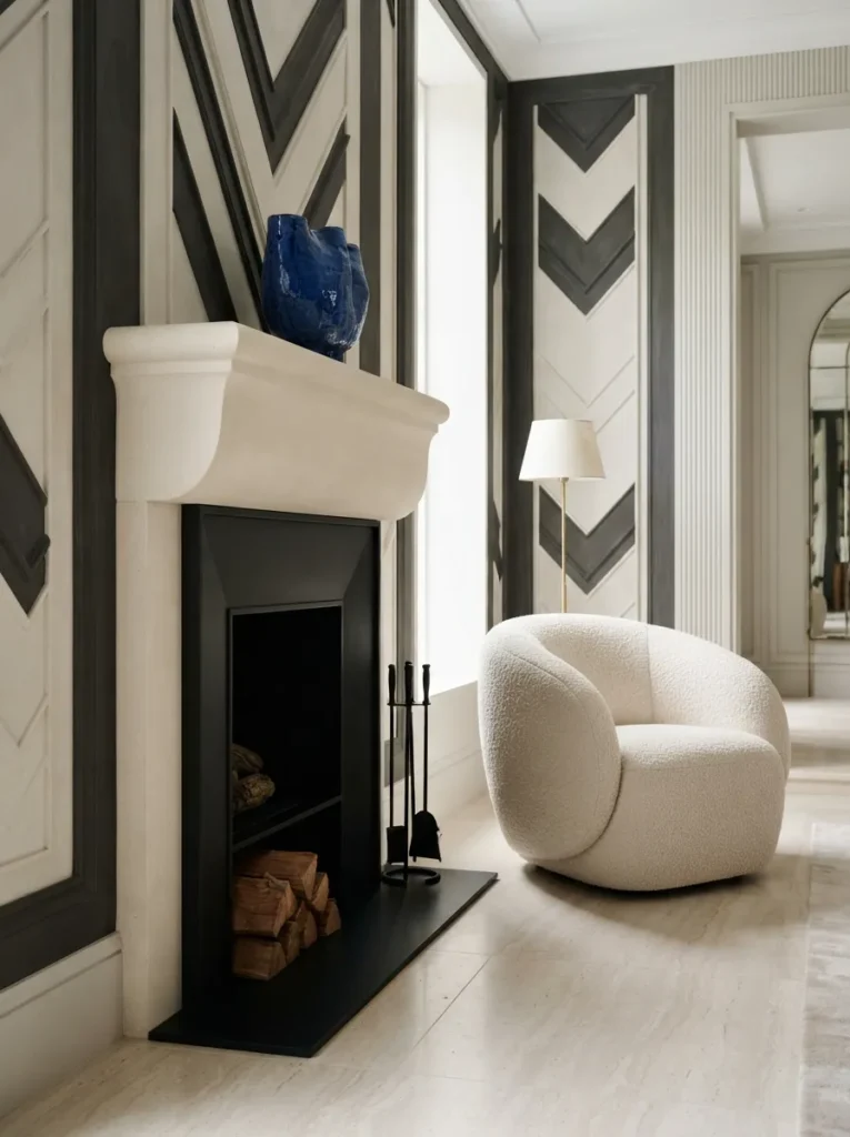 Contrasting Bold Mantel