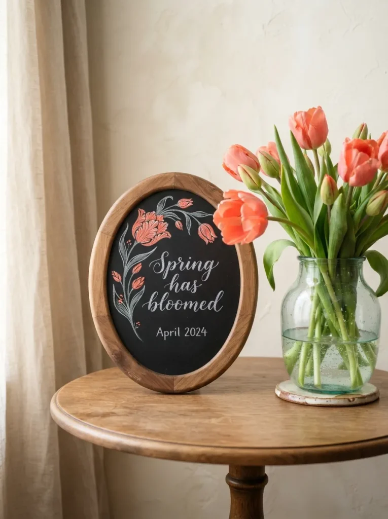 Coral Tulip Flourish
