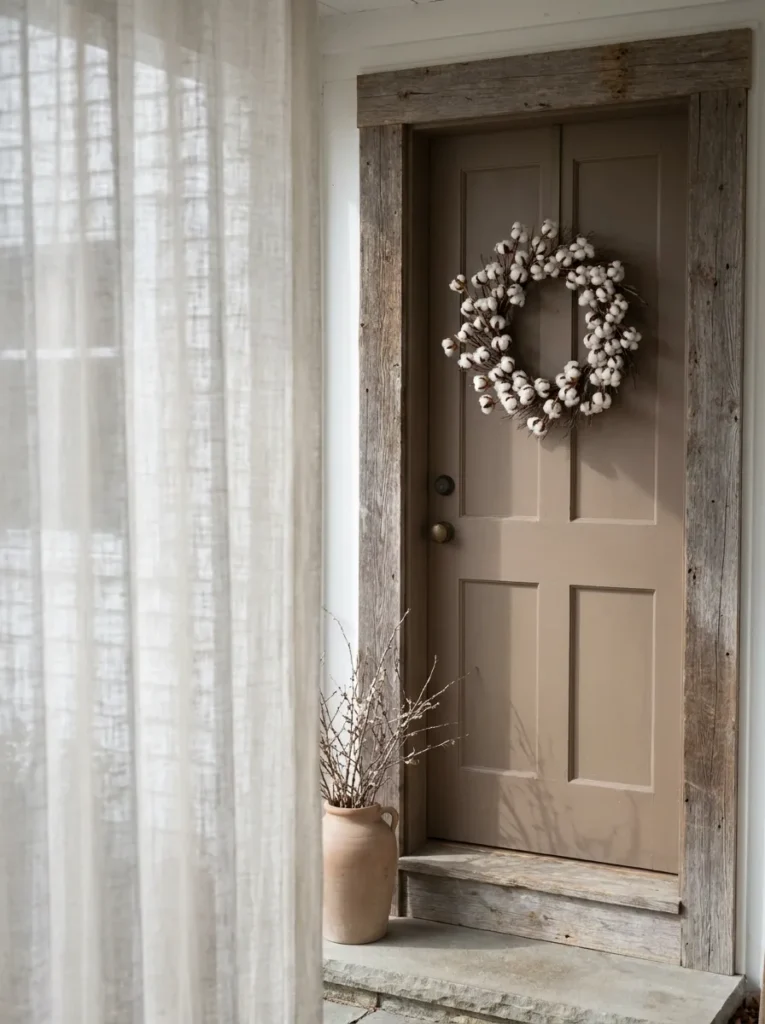 Cotton Stem Wreath