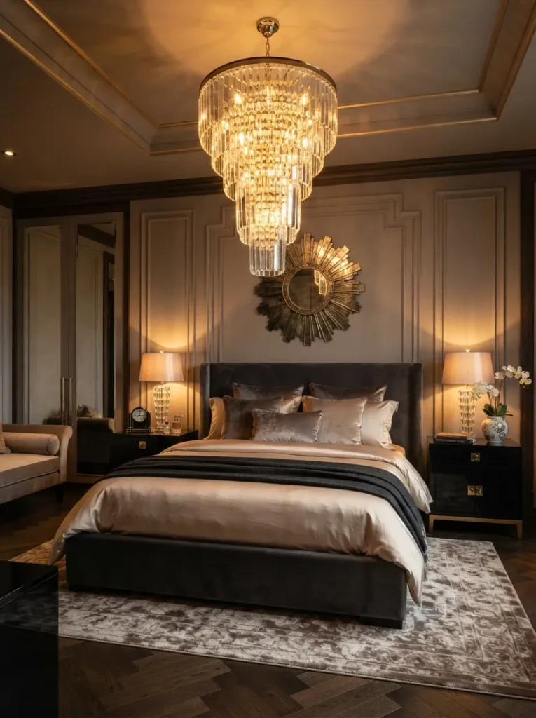 Crystal Chandelier Accent
