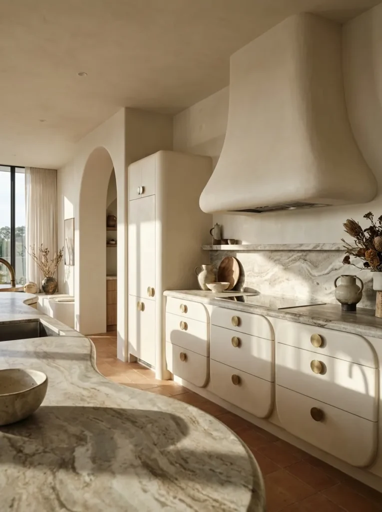 Curved Kitchen Details