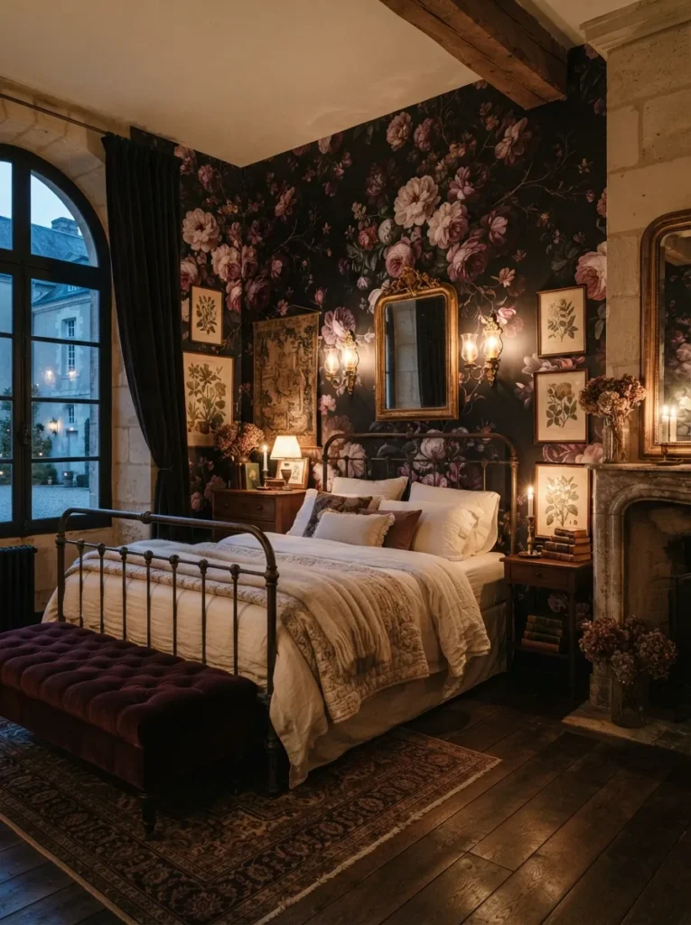 Dark Floral Wallpaper