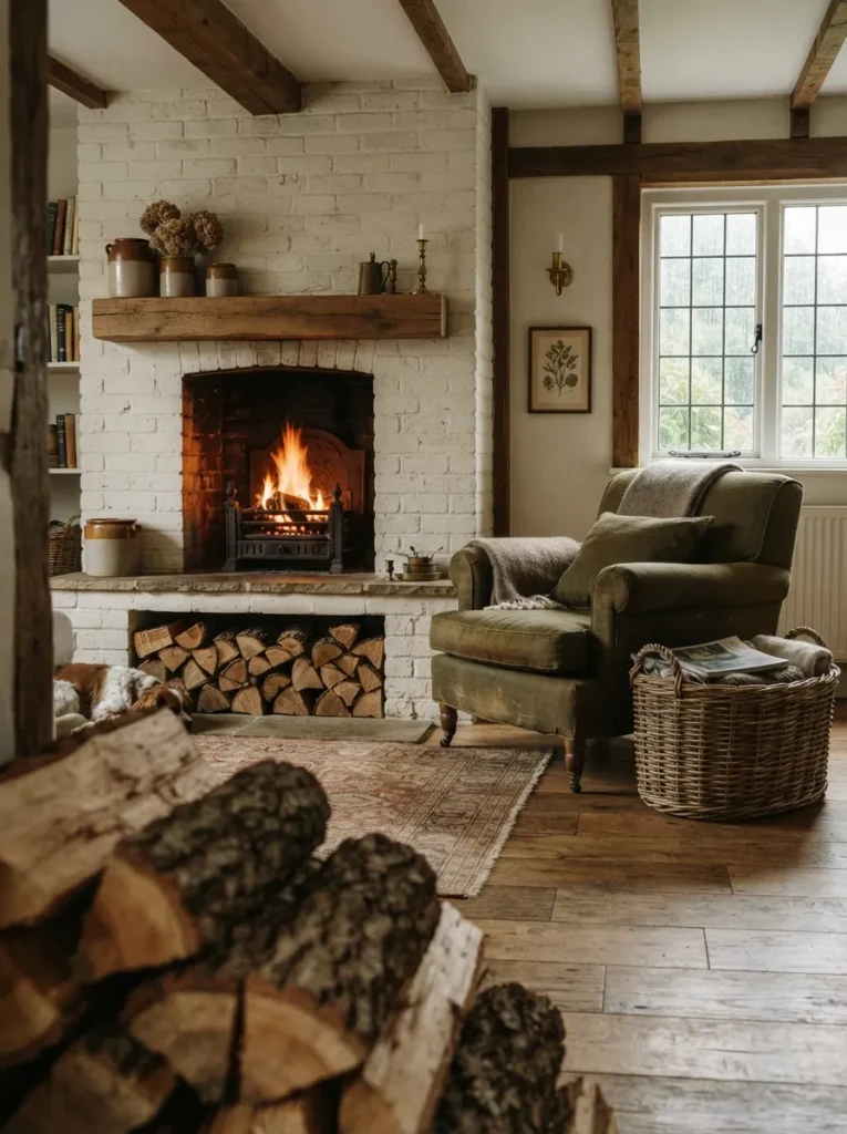 Decorative Firewood Nook