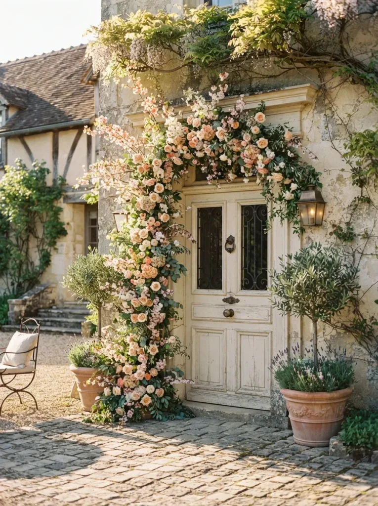 Door Frame Floral Garland