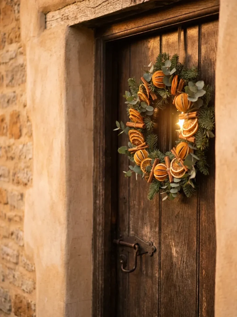Dried Orange Wreath