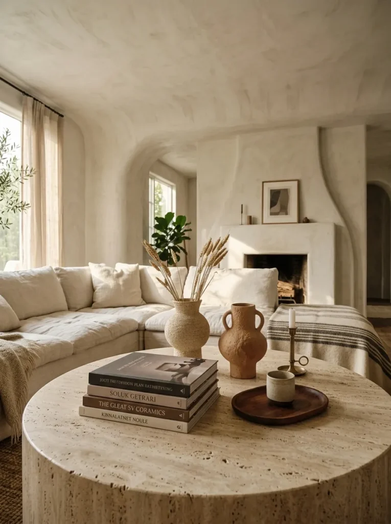 Drum-Style Coffee Table