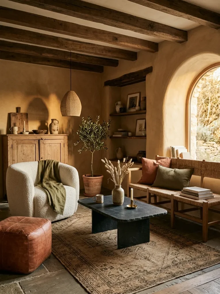 Earth-Toned Furniture Mix