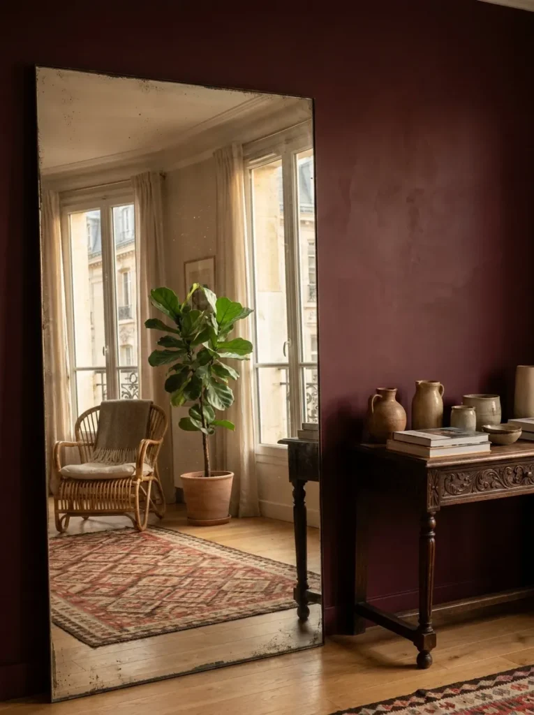 Eclectic Floor Mirror