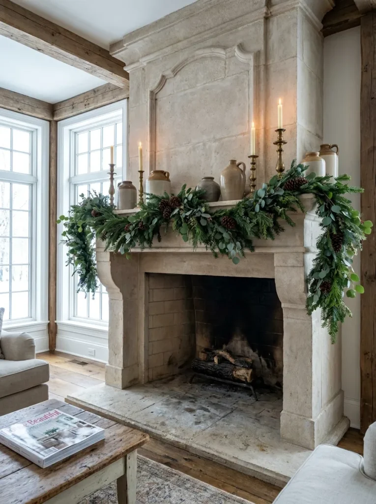 Evergreen Mantel Garland