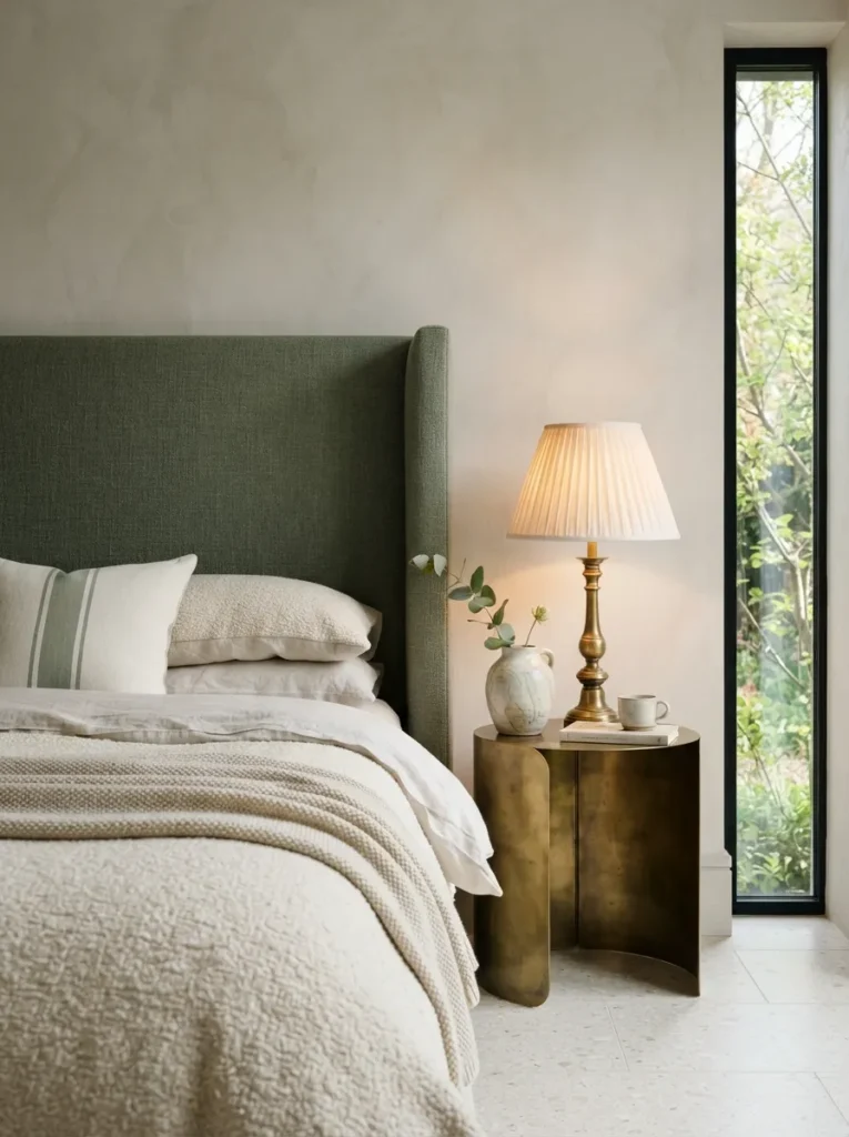 Fabric Headboard Lamp