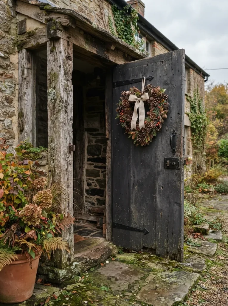 Farmhouse Cone Wreath