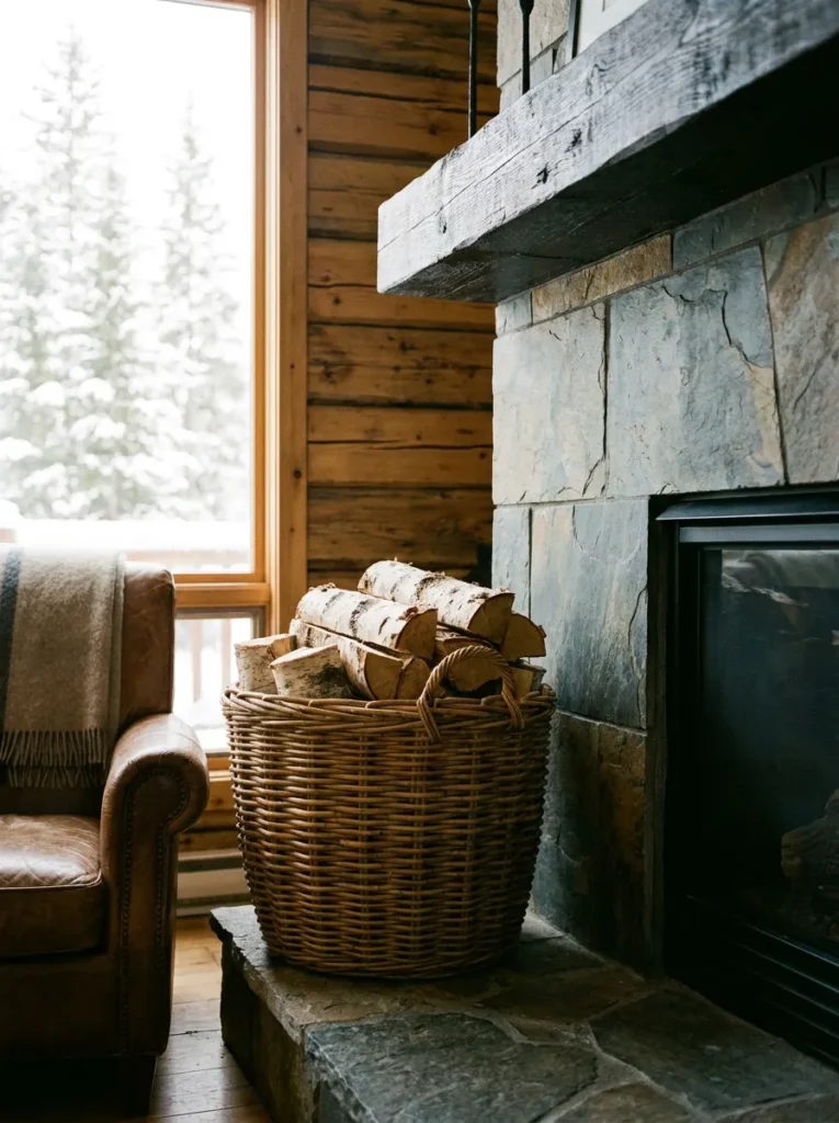 Firewood Basket Display
