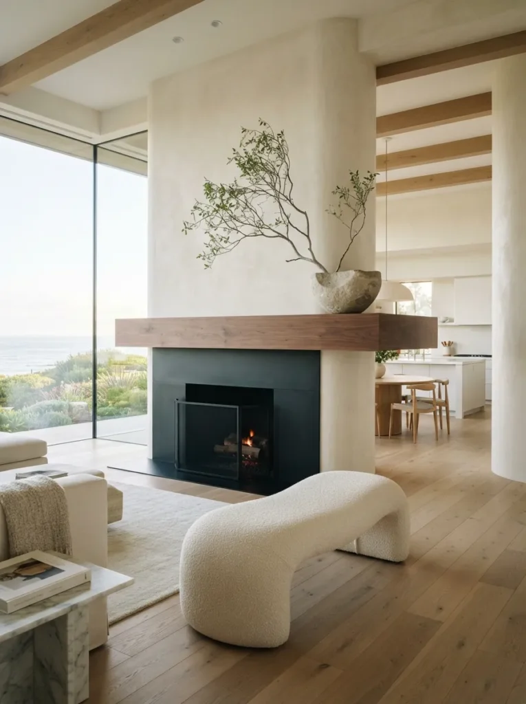 Floating Modern Mantel