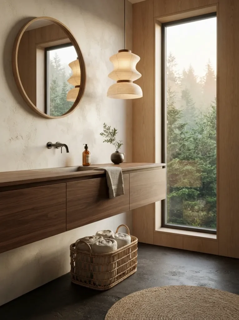 Floating Wood Vanity