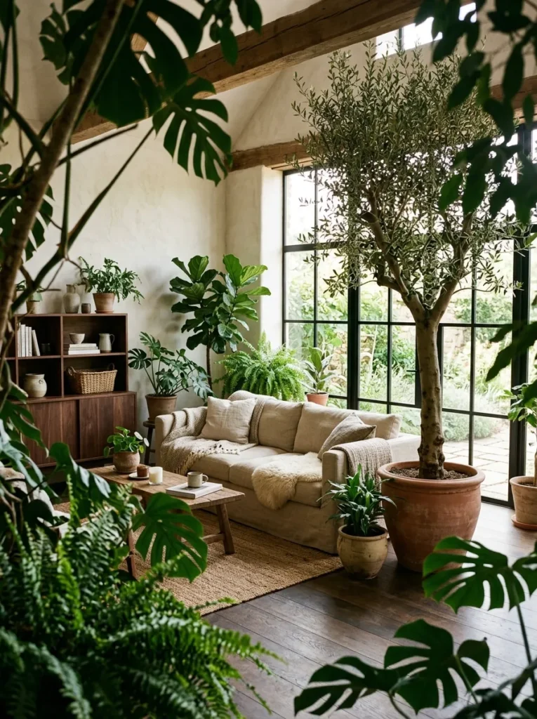 Floor-to-Ceiling Plants
