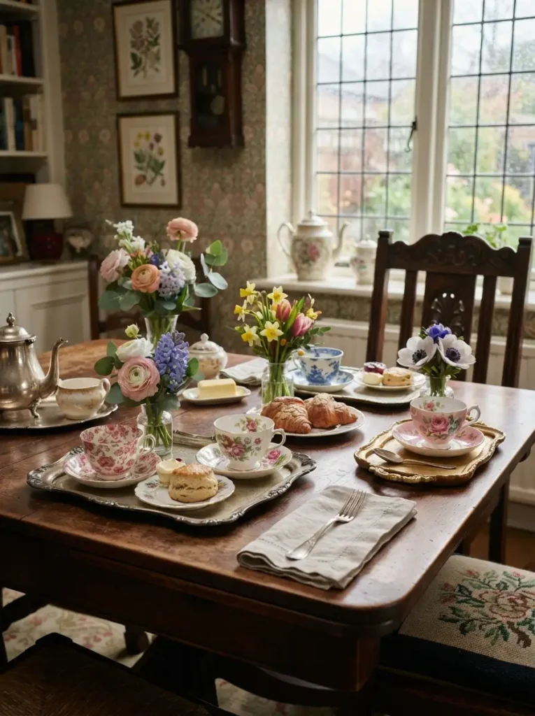 Floral Teacup Trays