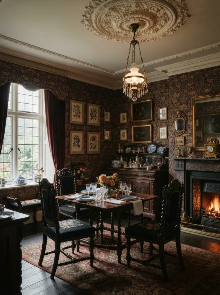 Floral Victorian Wallpaper