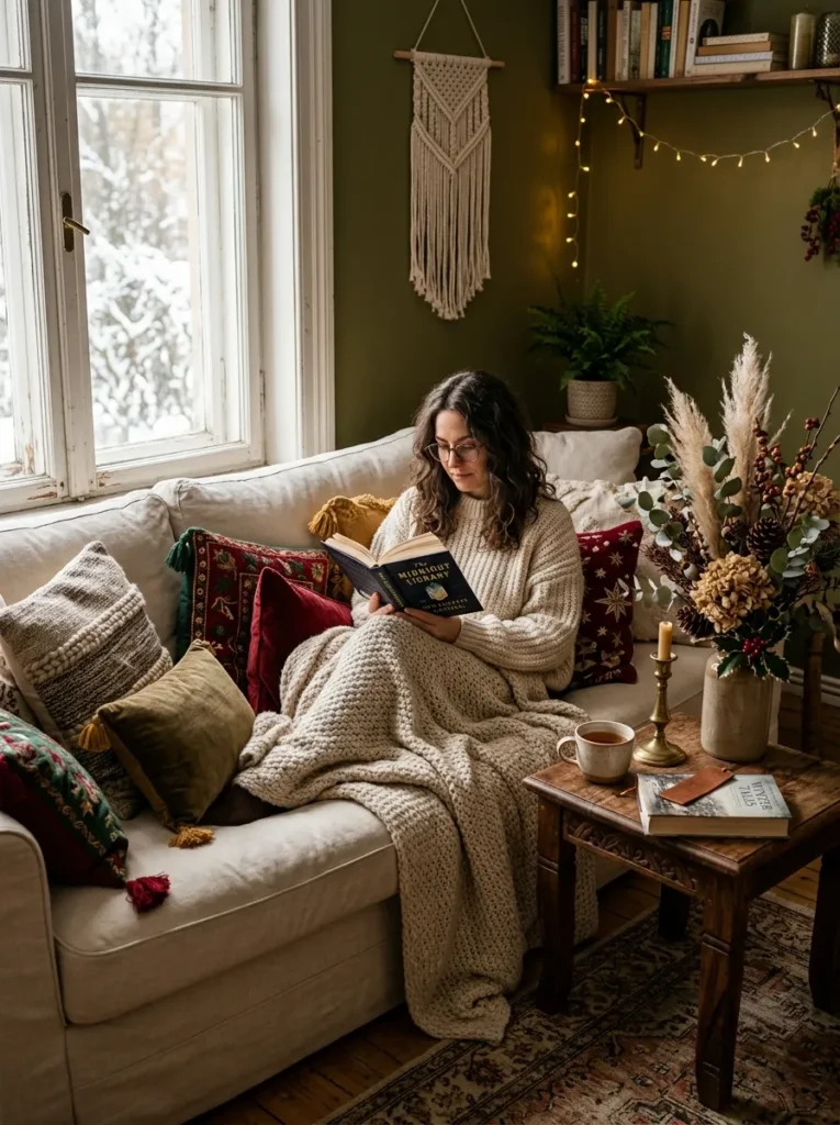 Fringed Christmas Pillows
