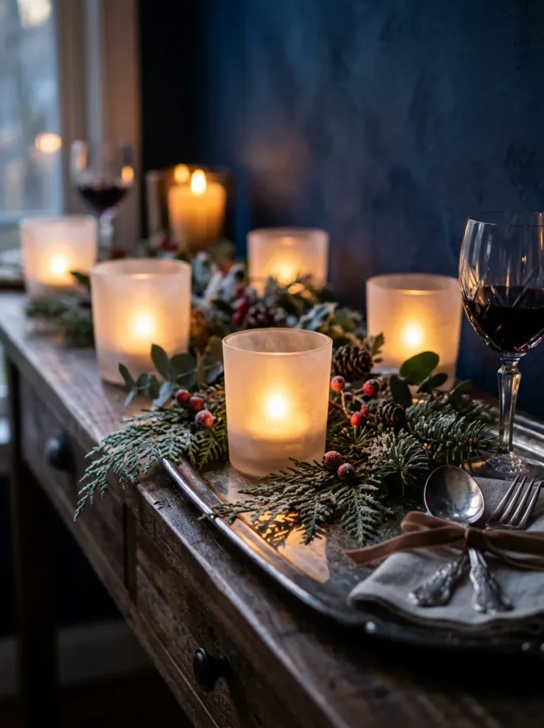 Frosted Glass Votives