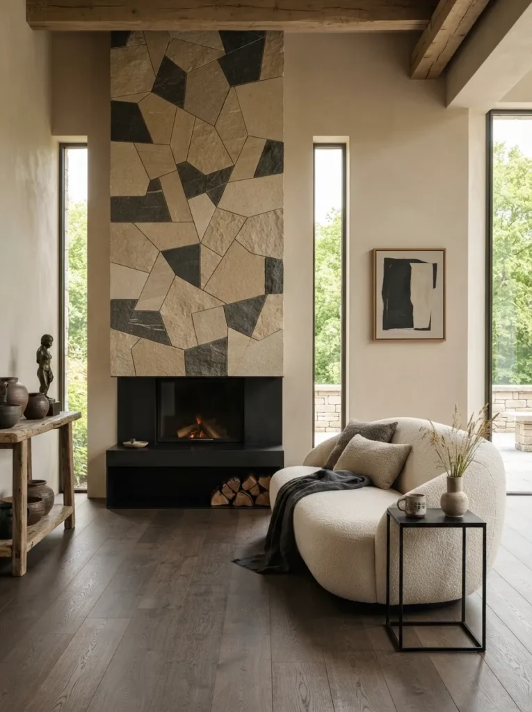 Geometric Stone Pattern