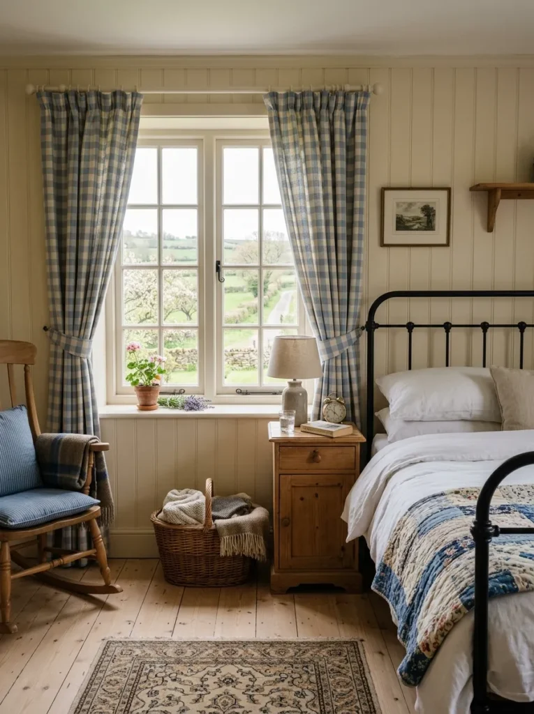 Gingham Check Curtains