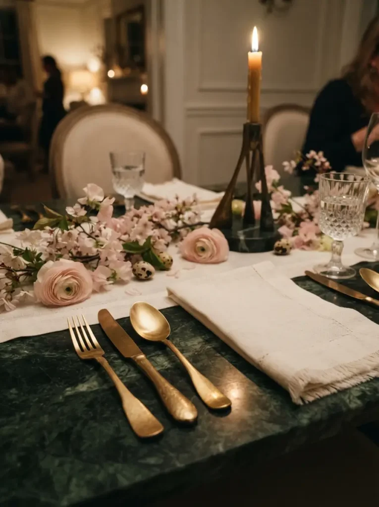 Gold Flatware Accents