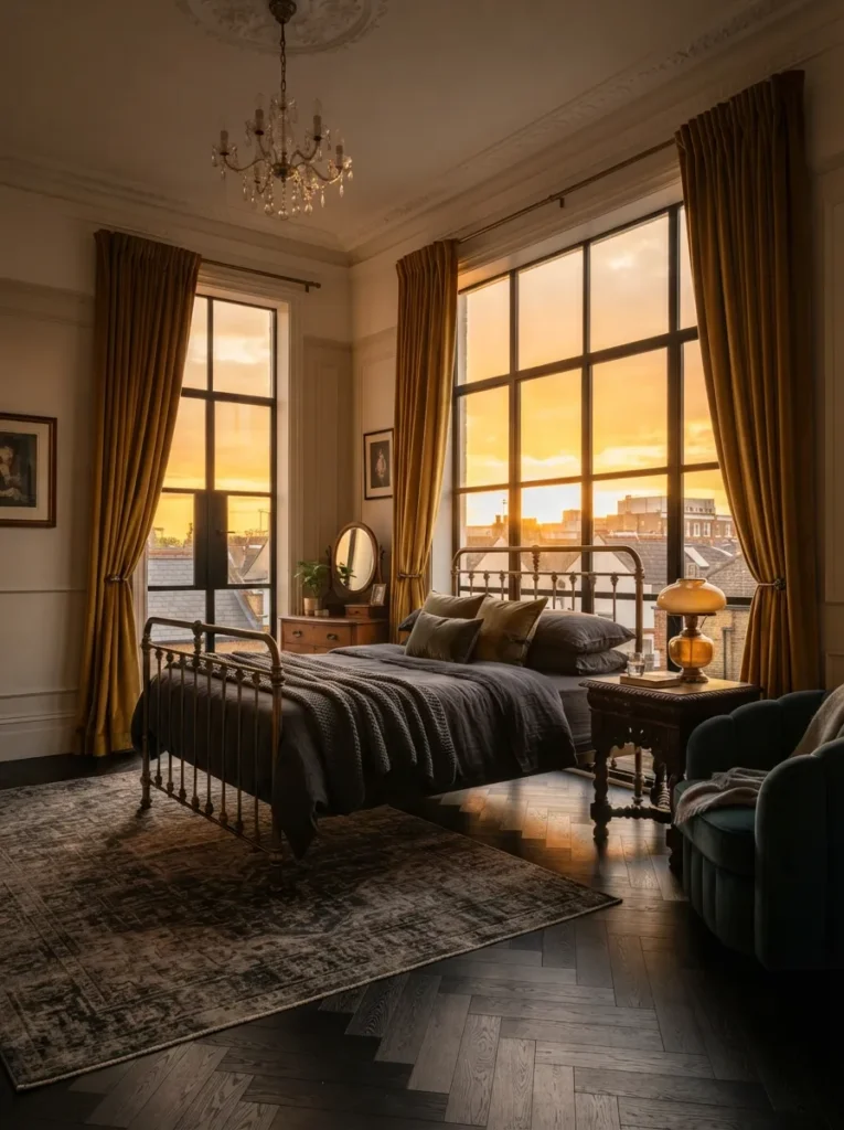 Golden Drape Panels