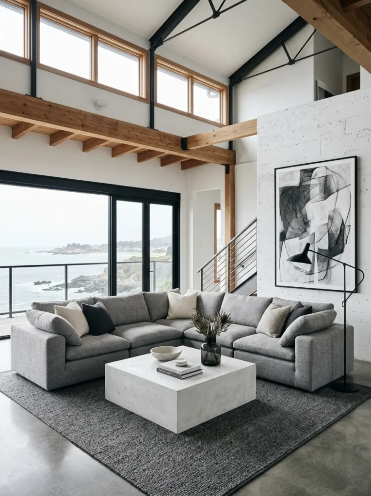 Gray Sectional Sofa