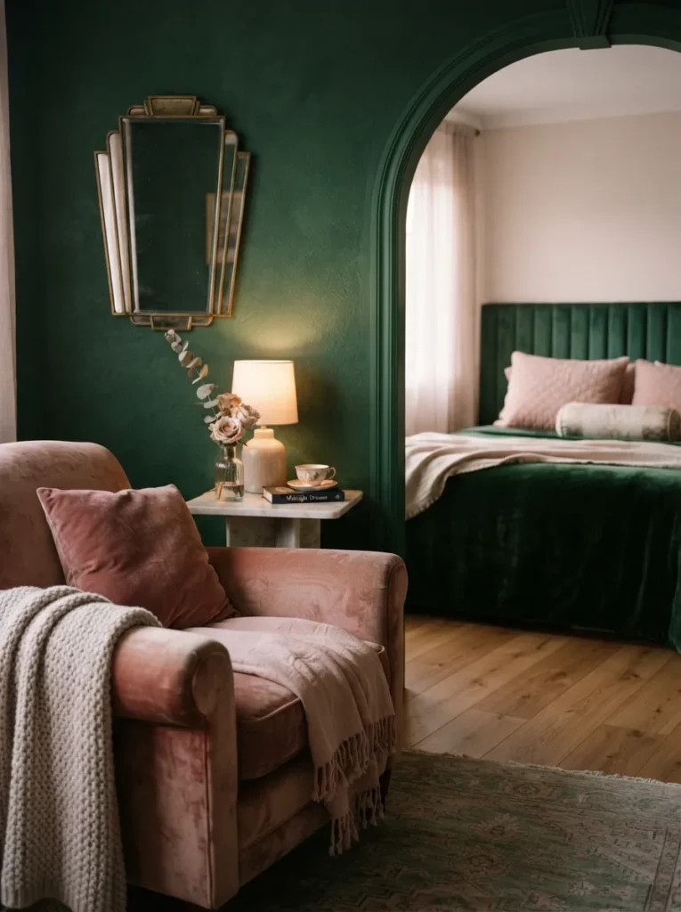 Green Blush Accents
