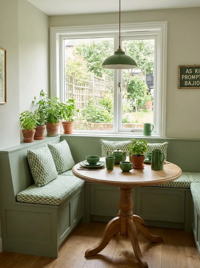 Green Breakfast Nook